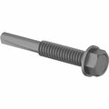 Bsc Preferred External Hex Head Drilling Screws for Metal Resistant Steel No 12 Size 1.5 L No 5 Drill Tip, 25PK 91324A591